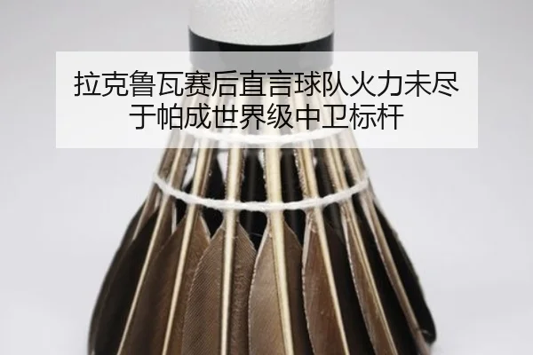 拉克鲁瓦赛后直言球队火力未尽 于帕成世界级中卫标杆